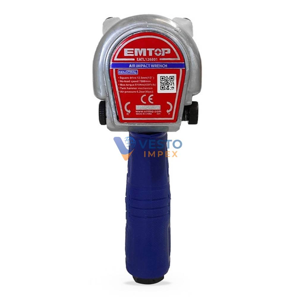 Thumbnail 3 of 1/2" Pneumatic Air Impact Wrench – 610 Nm