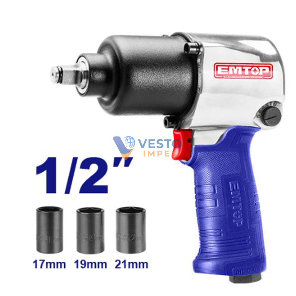 1/2" Pneumatic Air Impact Wrench – 610 Nm