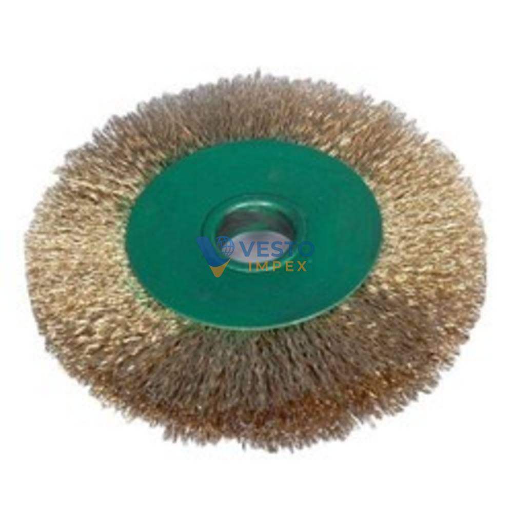 Brass Brush Wheel - Circular Wire Brushes