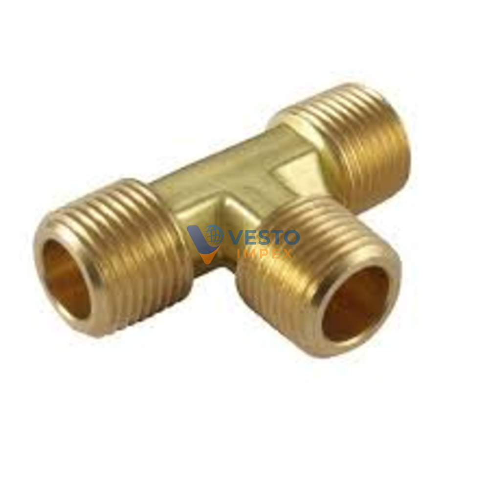 Brass Tee Male - Brass Pipe Fitting