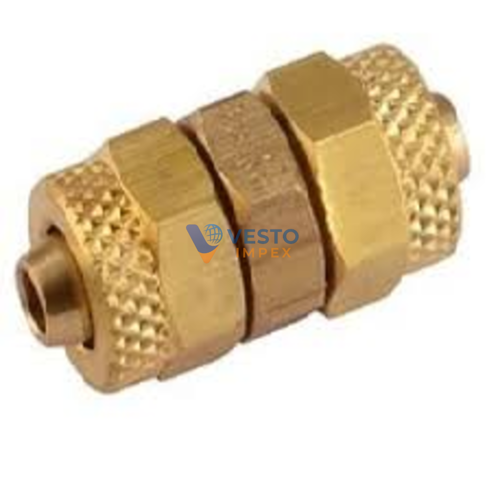 Brass Equal Pu Connector - Brass Pipe Fitting