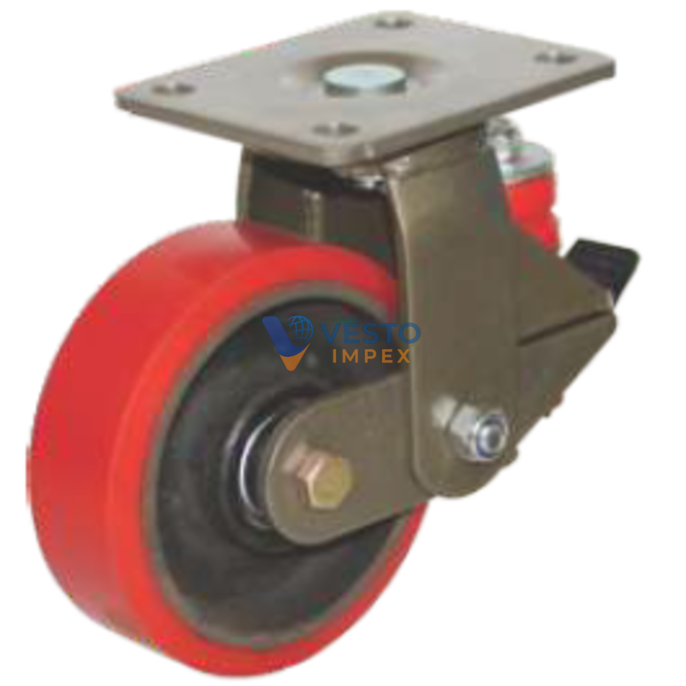 Spring Loaded Swivel Castor - castor wheels