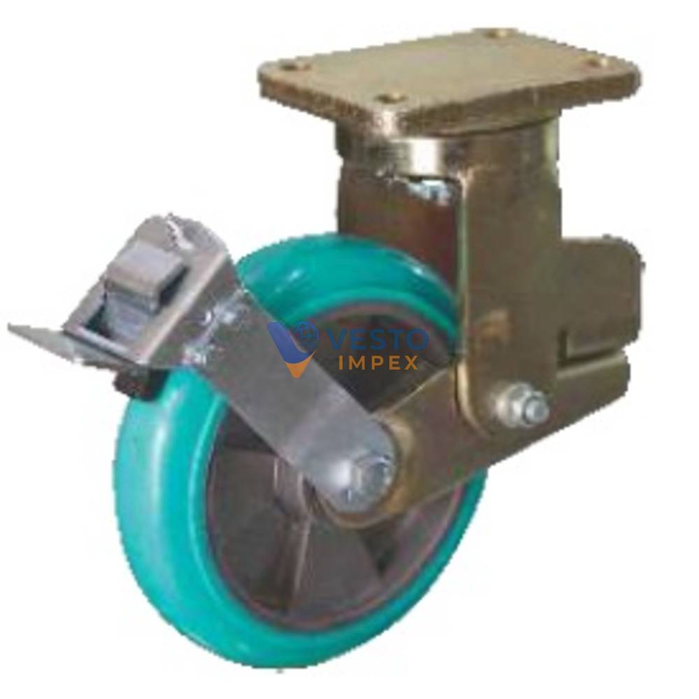 Forged Plate Spring Loaded Swivel Castor