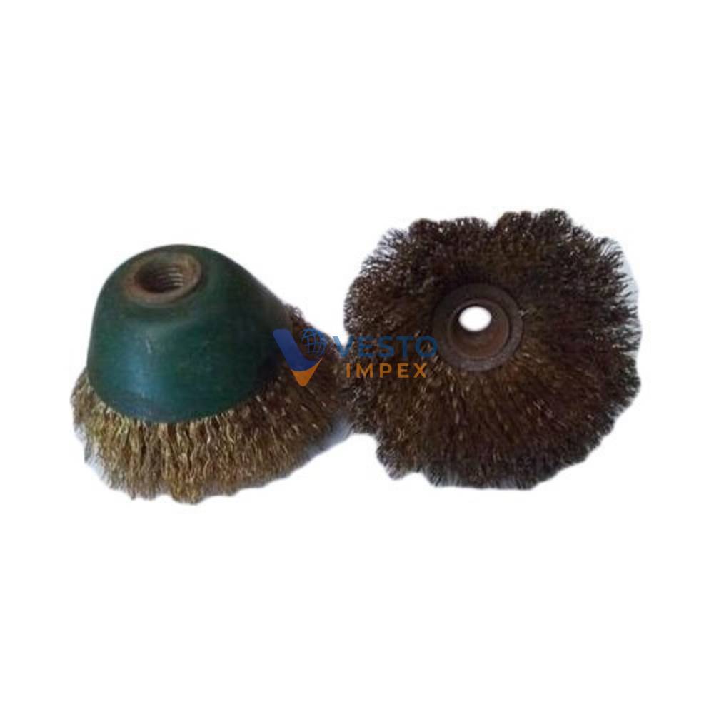 Brass Cup Wire Brush