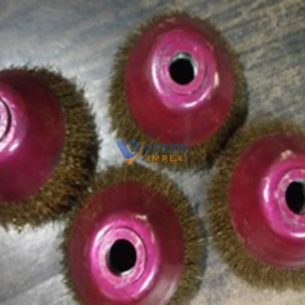 Brass Cup Wire Brush