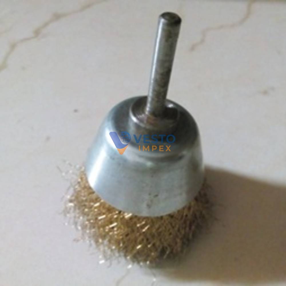 Cup Wire Brush With Spindle