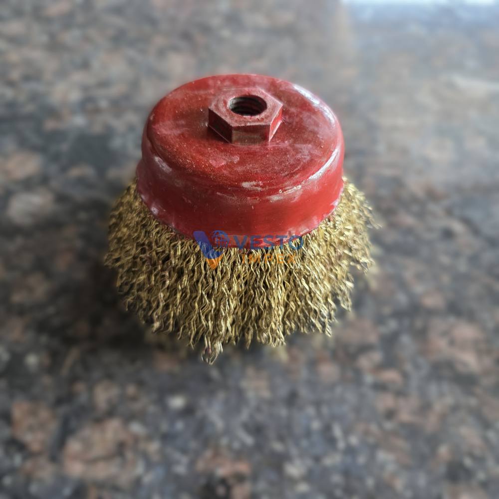 Thumbnail 2 of 5 Inch Crimped Cup Brush | Industrial Wire Cup Brush