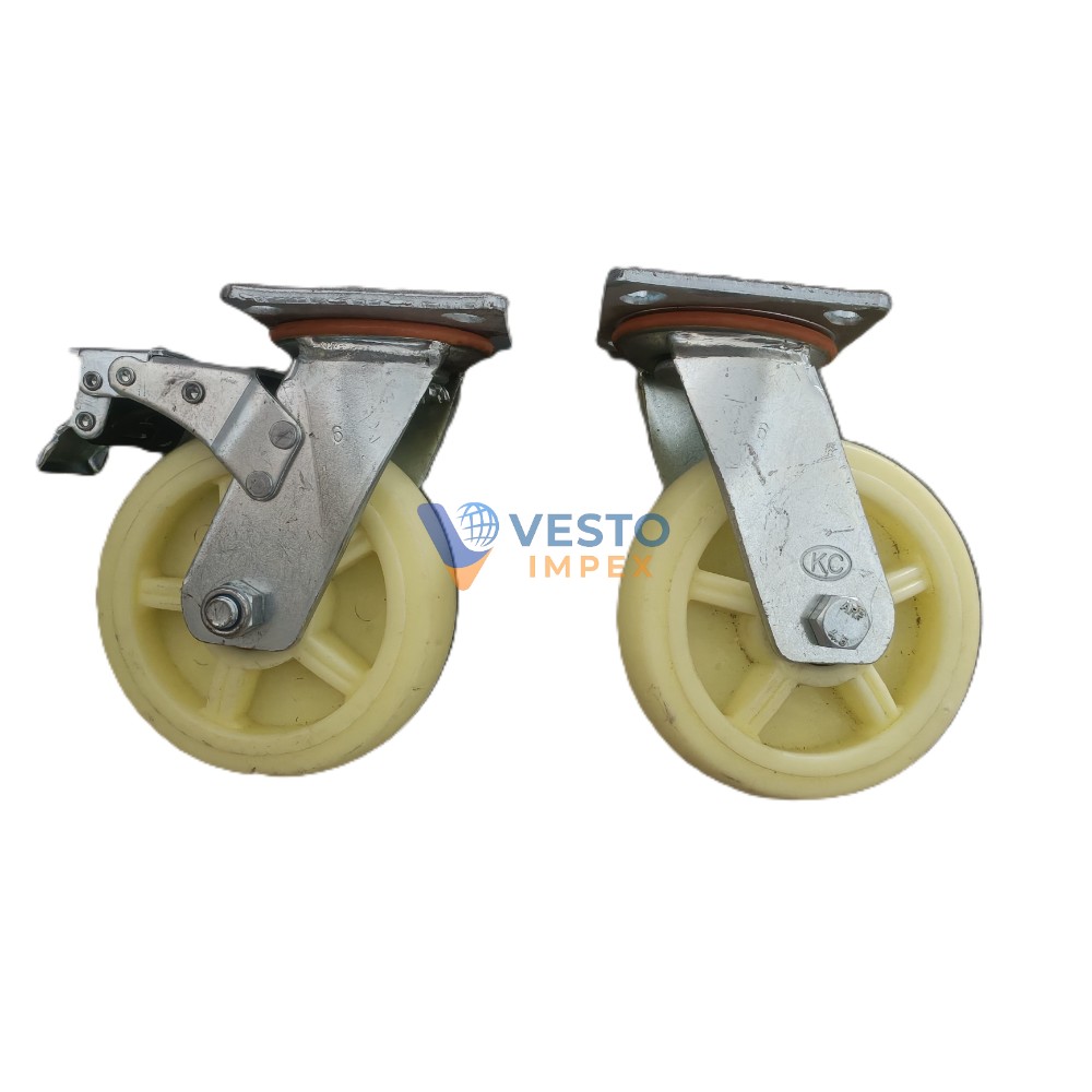 6 inch Fabricated Castor Wheel Set