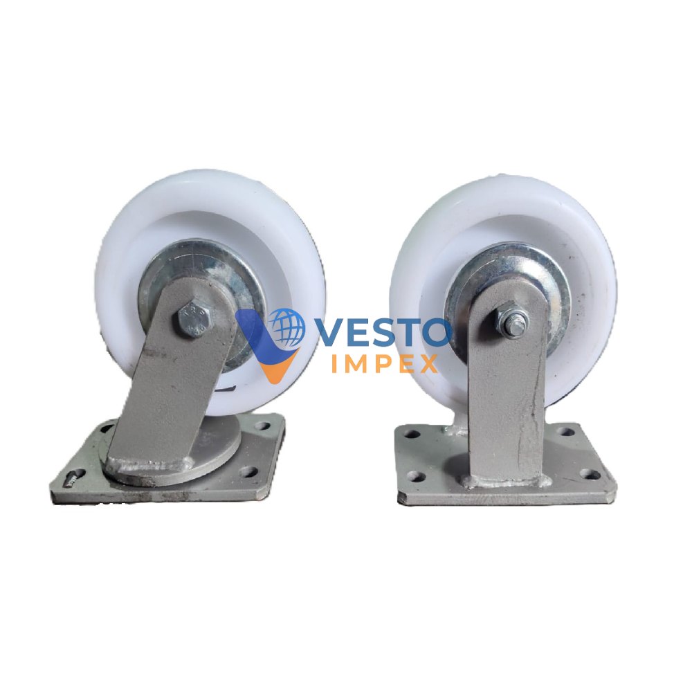 6 Inch Fabricated Castor Wheels - Image 2