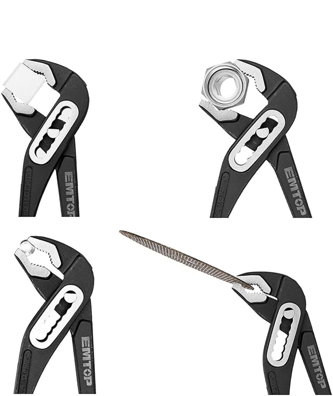 Thumbnail 3 of Adjustable Water Pump Pliers 10 inch