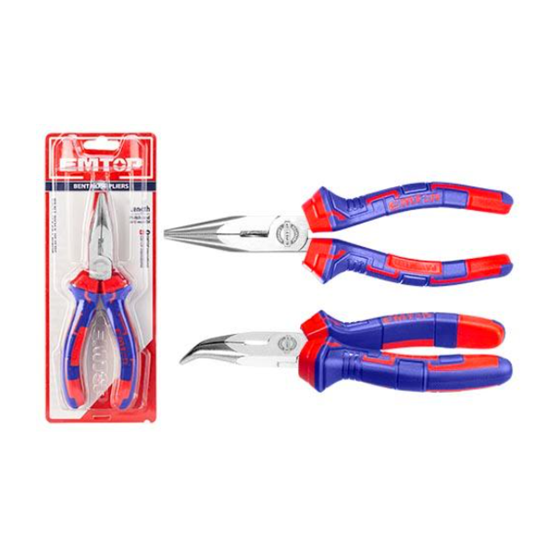 Anti-Rust Bent Nose Pliers 6 inch