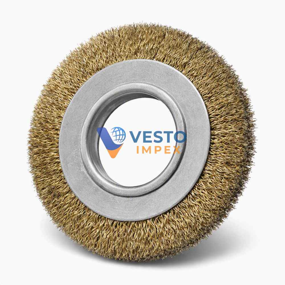 Brass Coated Circular Wire Brush