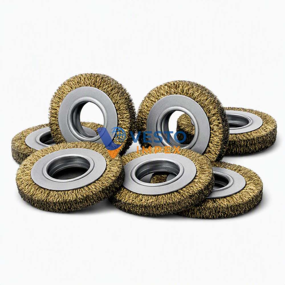 Brass Coated Circular Wire Brush - Image 3