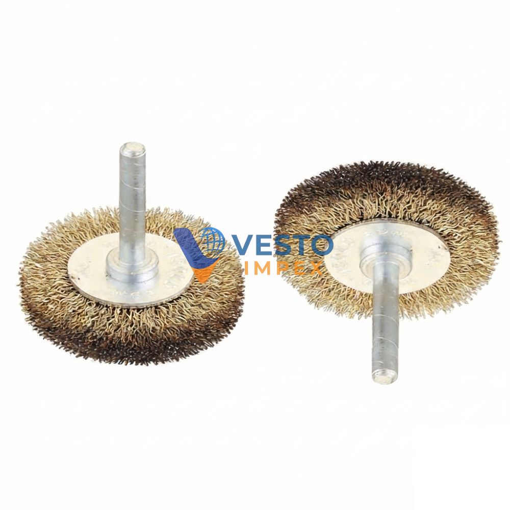 Brass Wire Brush With Spindle - Image 2