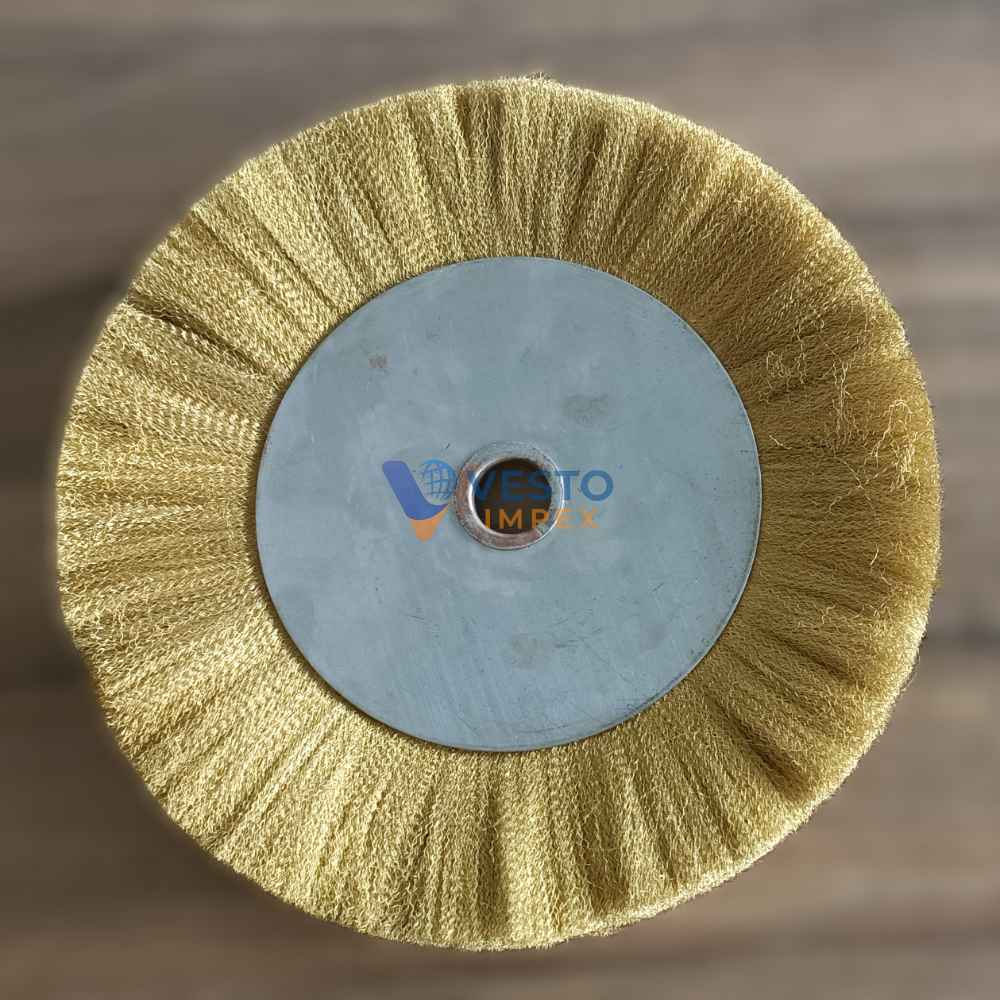 Circular Brass Soft Wire Brush