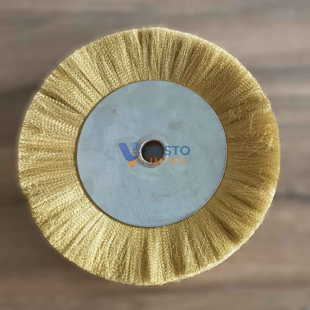 Thumbnail 2 of Circular Brass Soft Wire Brush