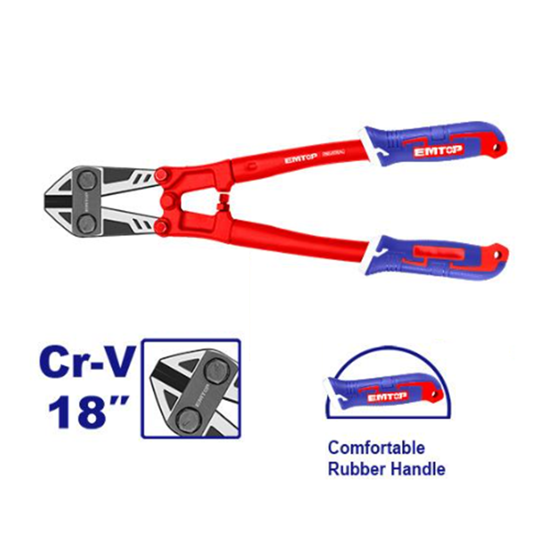 Cr-V Blade Bolt Cutter 18 inch