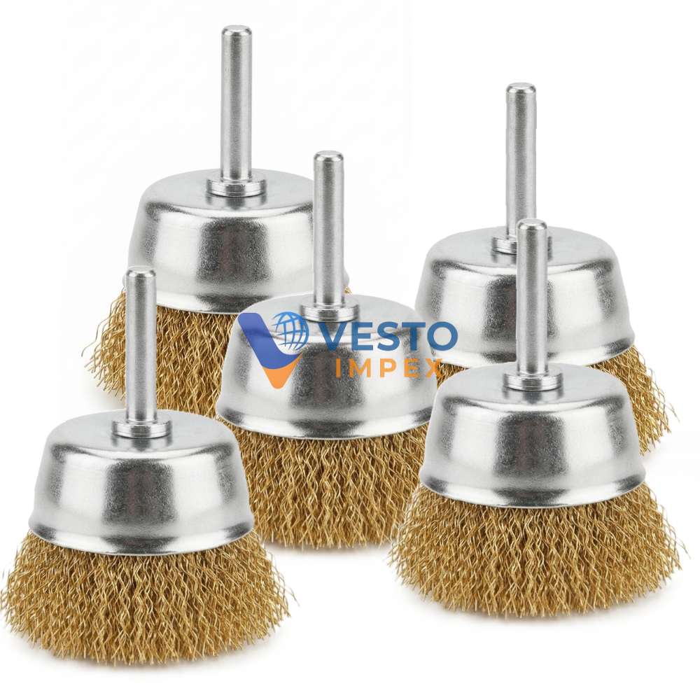 Cup Wire Brush With Spindle