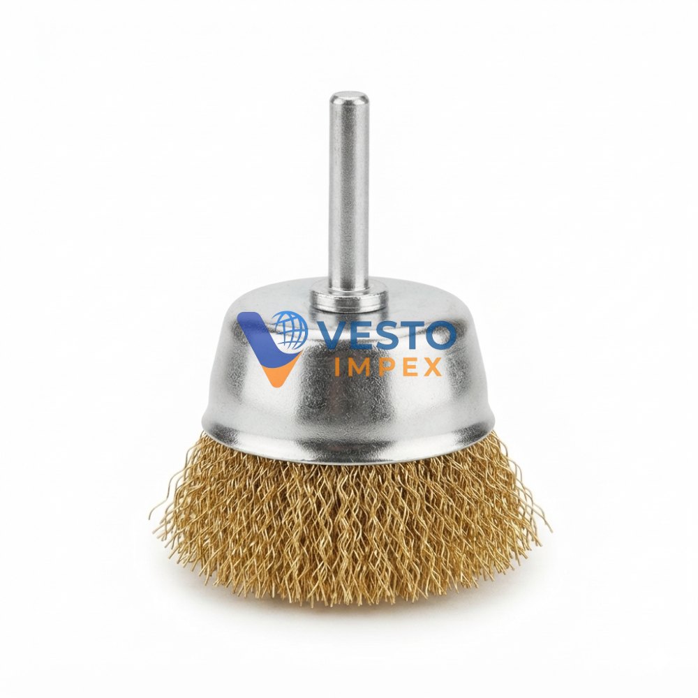 Cup Wire Brush With Spindle - Image 3