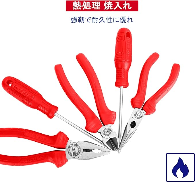 EPLS0501 5 Pcs Pliers & Screwdrivers Kit Set - Hand Tools