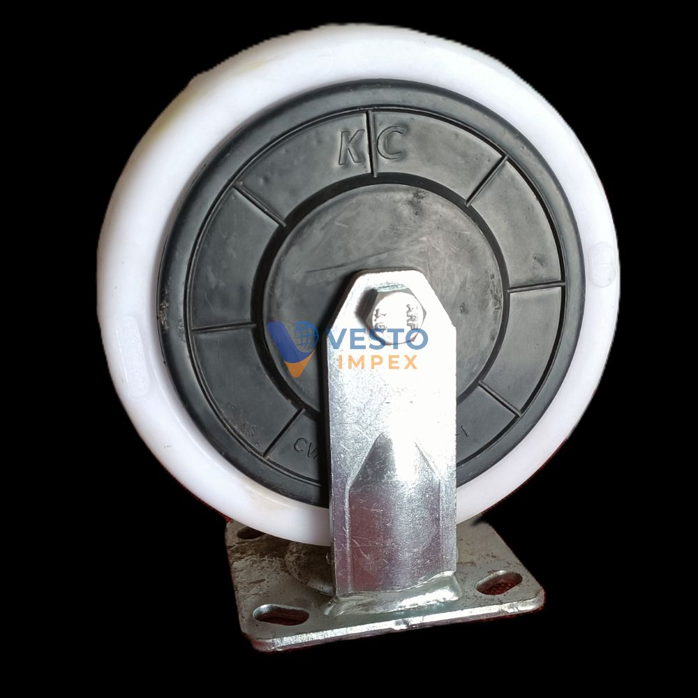 Thumbnail 2 of Fabricated Castor Fixed Wheel 8x2 inch