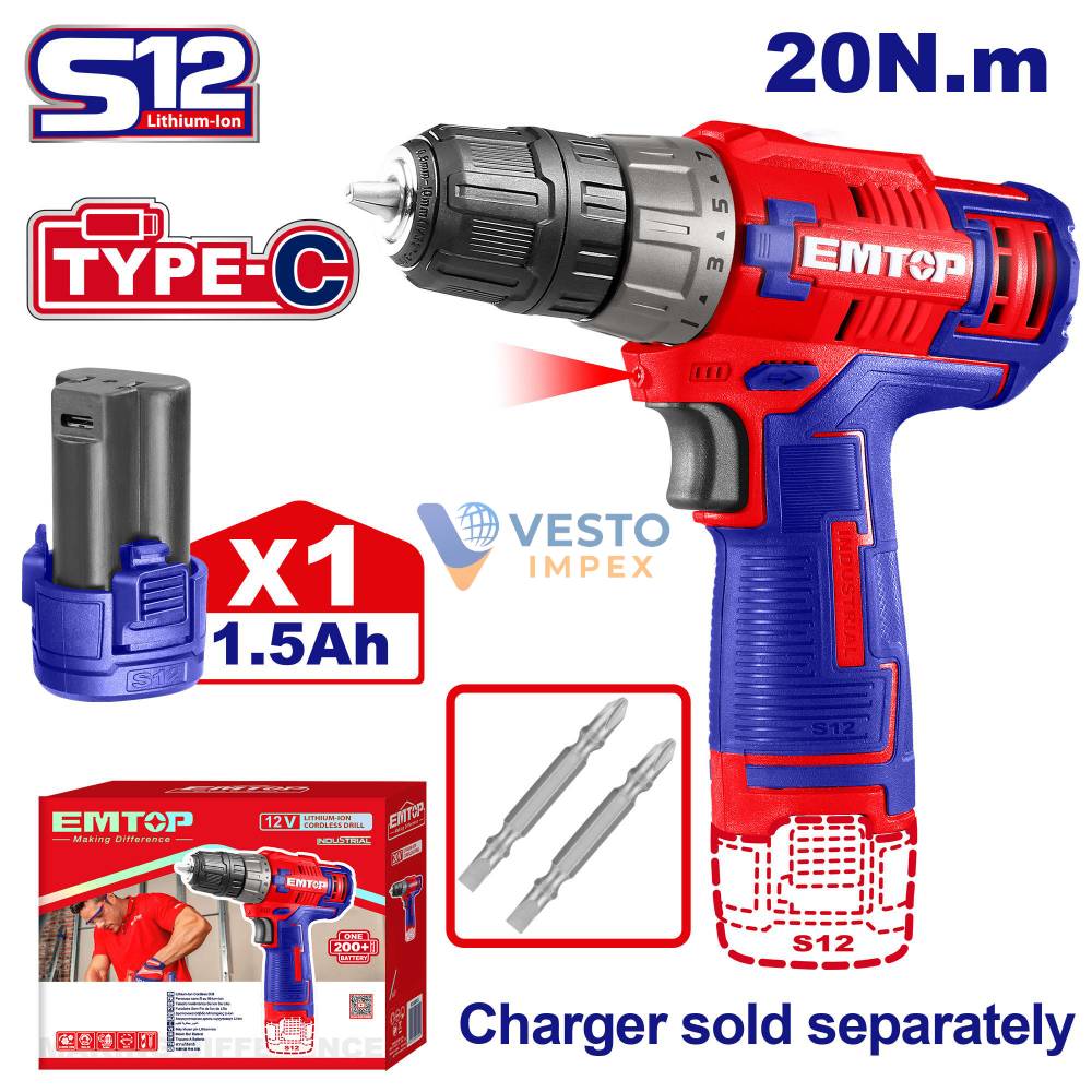 Cordless Drill Machine - Electric Drills & Drill Bits