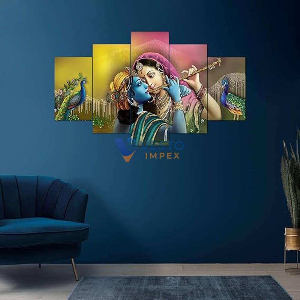 Radha Krishna Wall Painting