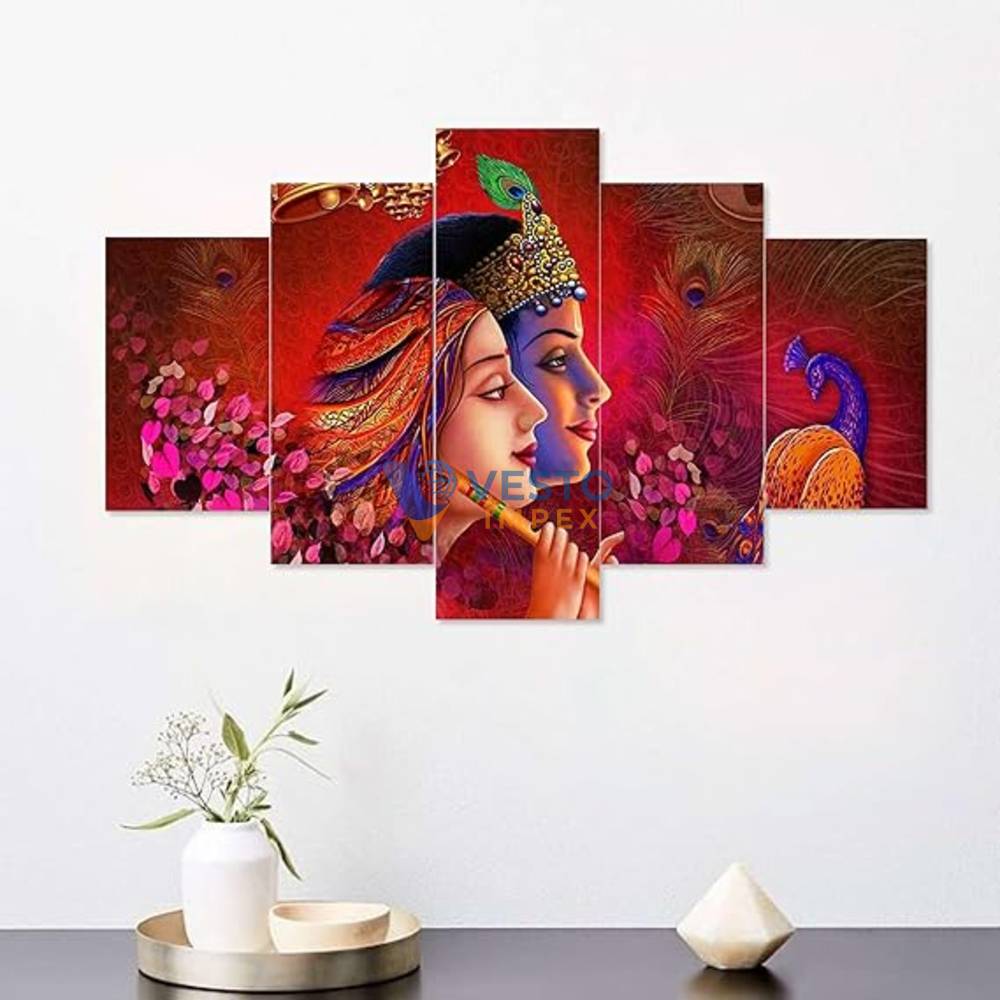 Radha Krishna Wall Painting