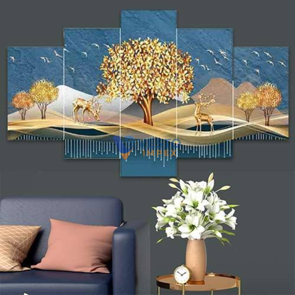 Deer Wall Painting - Wall Painting