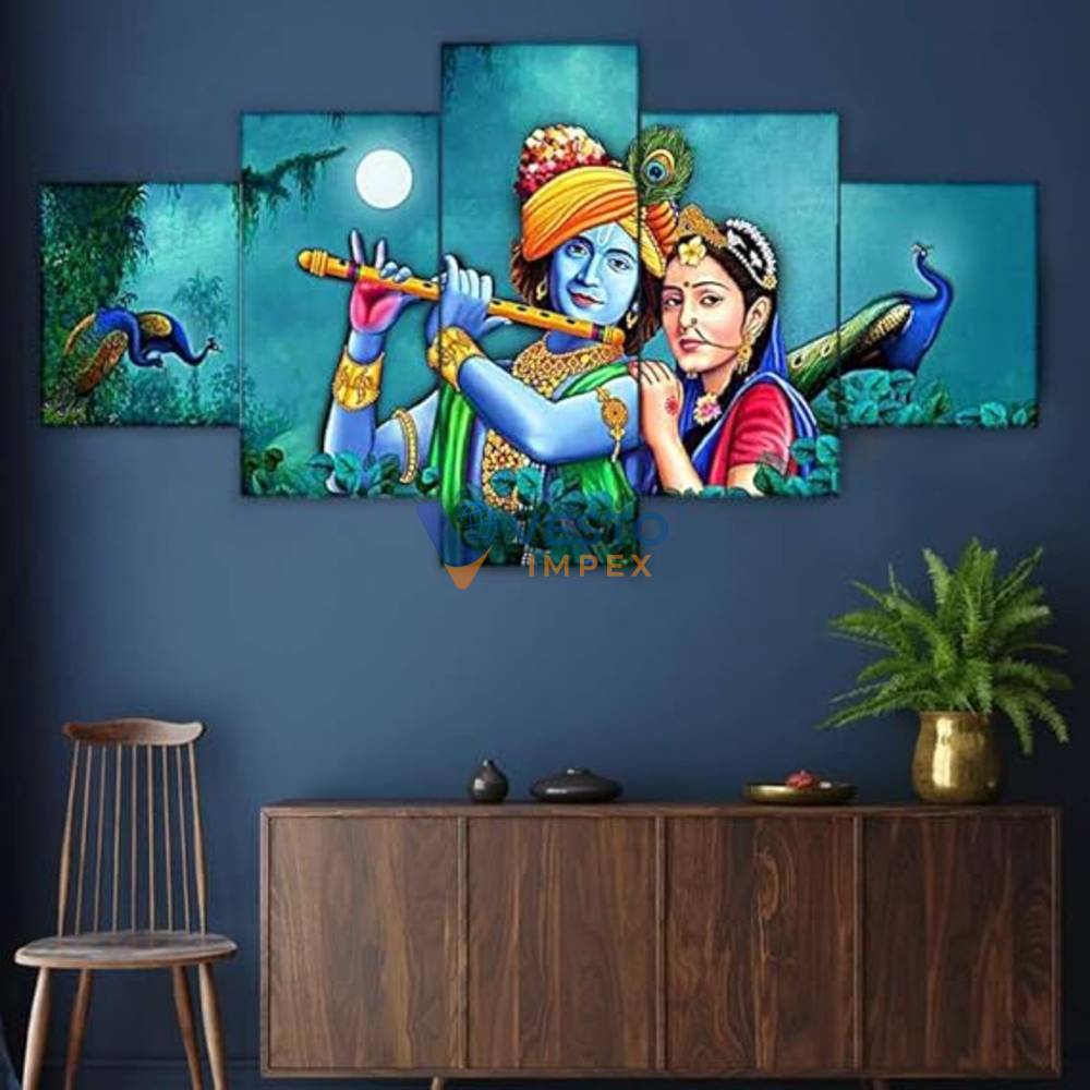 Radha Krishna Wall Painting