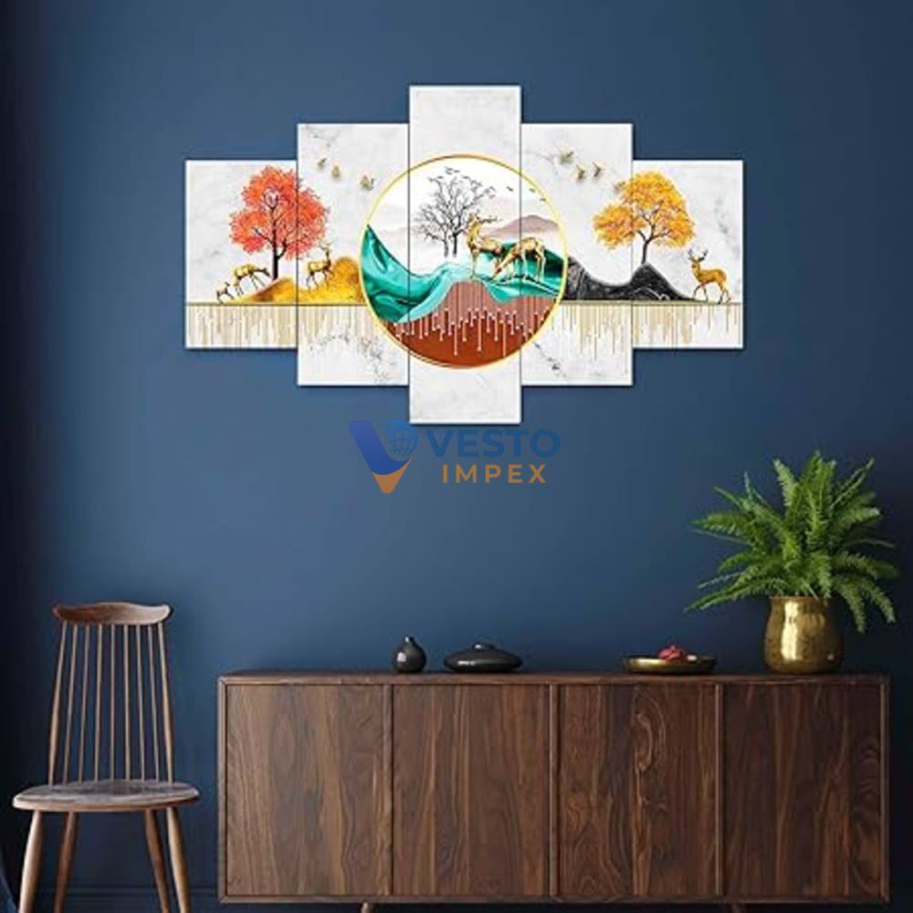 Deer Wall Painting - Wall Painting