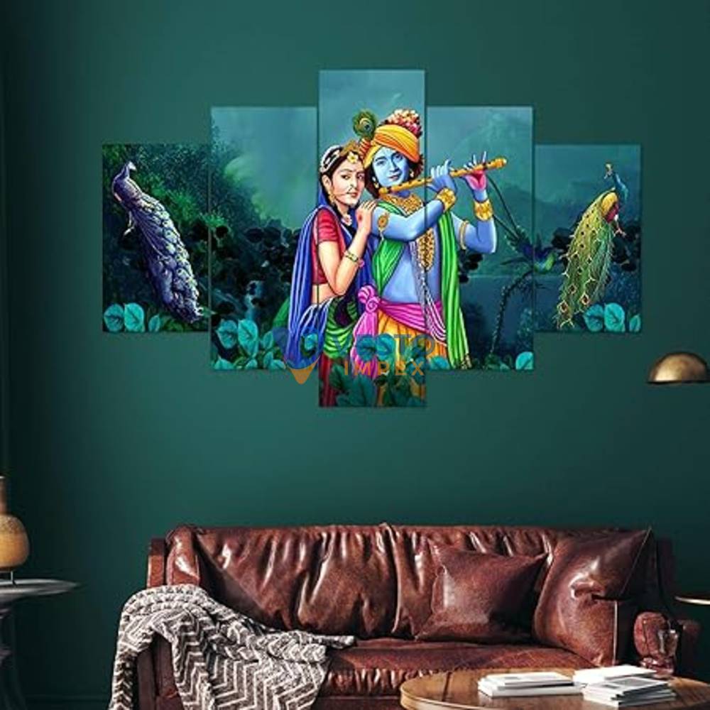 Radha Krishna Wall Painting - Wall Painting