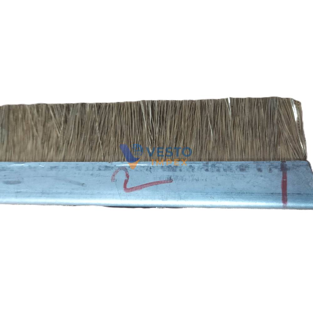 Industrial Brass Coated Strip Wire Brush | Cleaning Strip Brush