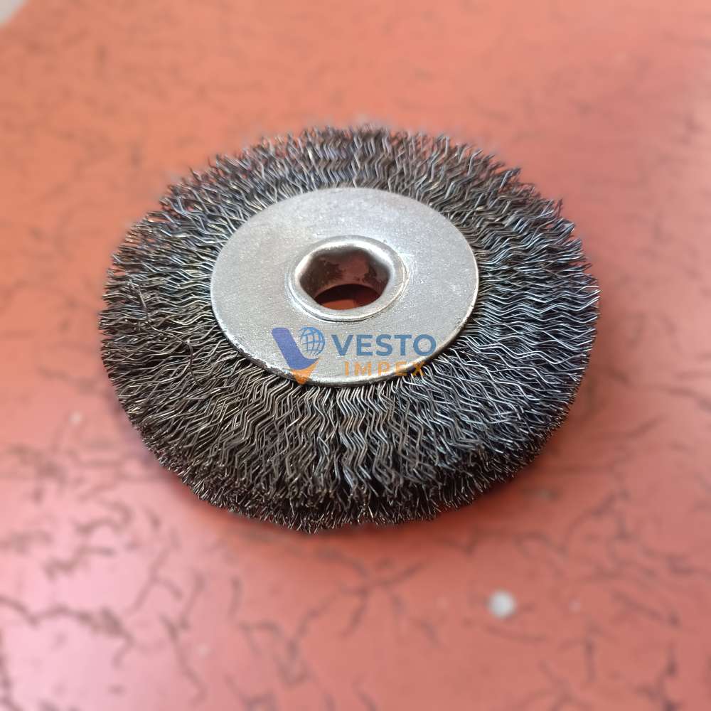 Thumbnail 2 of MS Circular Wire Brush with Hexagonal Bore