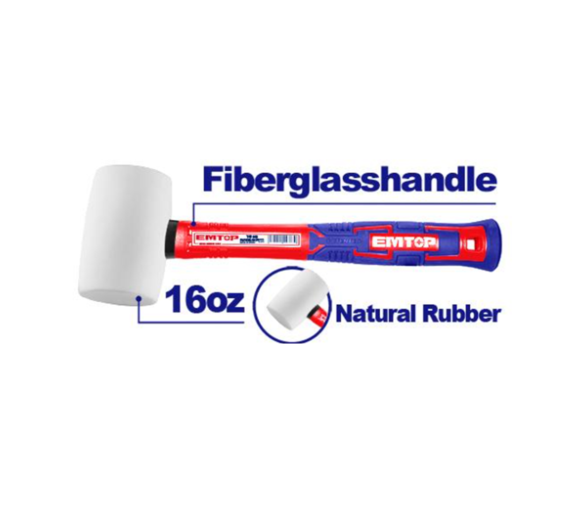Rubber Hammer 16oz (450g)