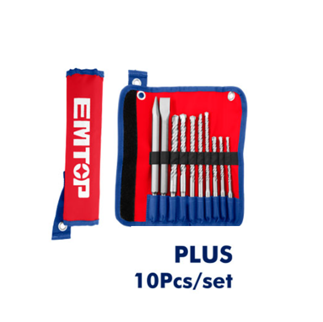 SDS Plus Hammer Drill Bits & Chisel Set - Hand Tools
