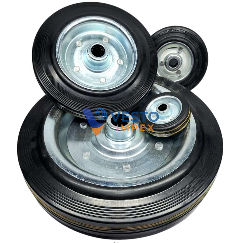 Solid Rubber Trolley Wheels