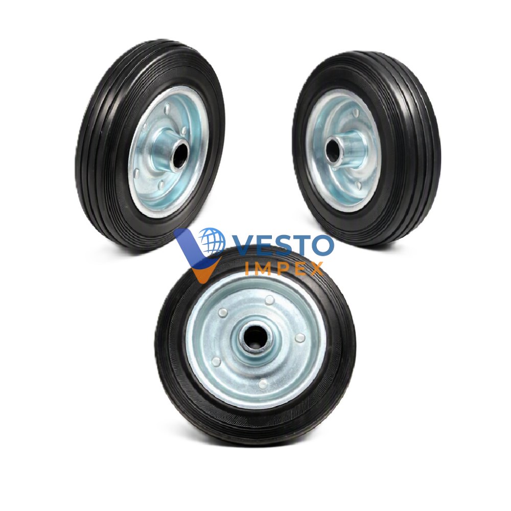 Solid Rubber Trolley Wheels - Image 4