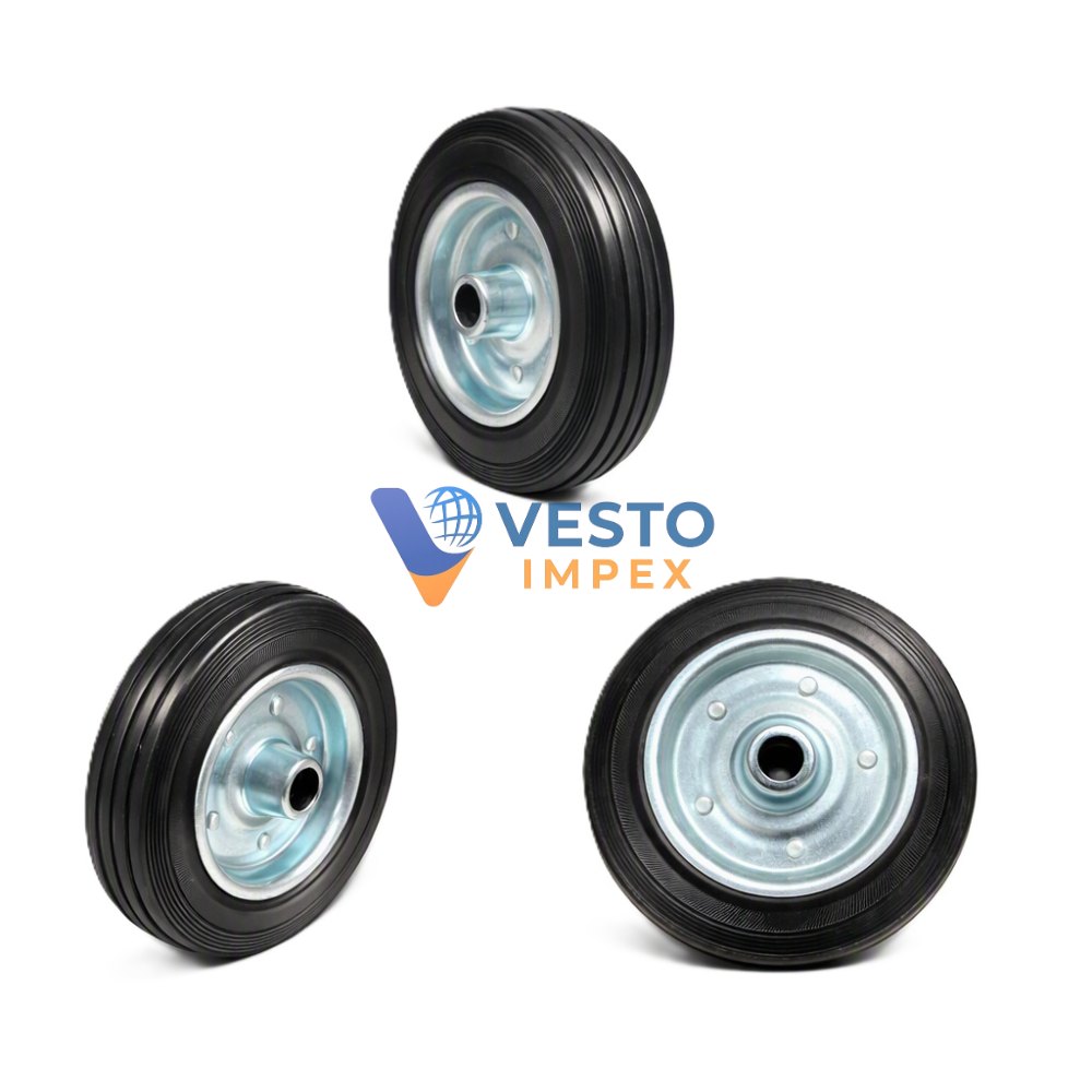 Solid Rubber Trolley Wheels - Image 5