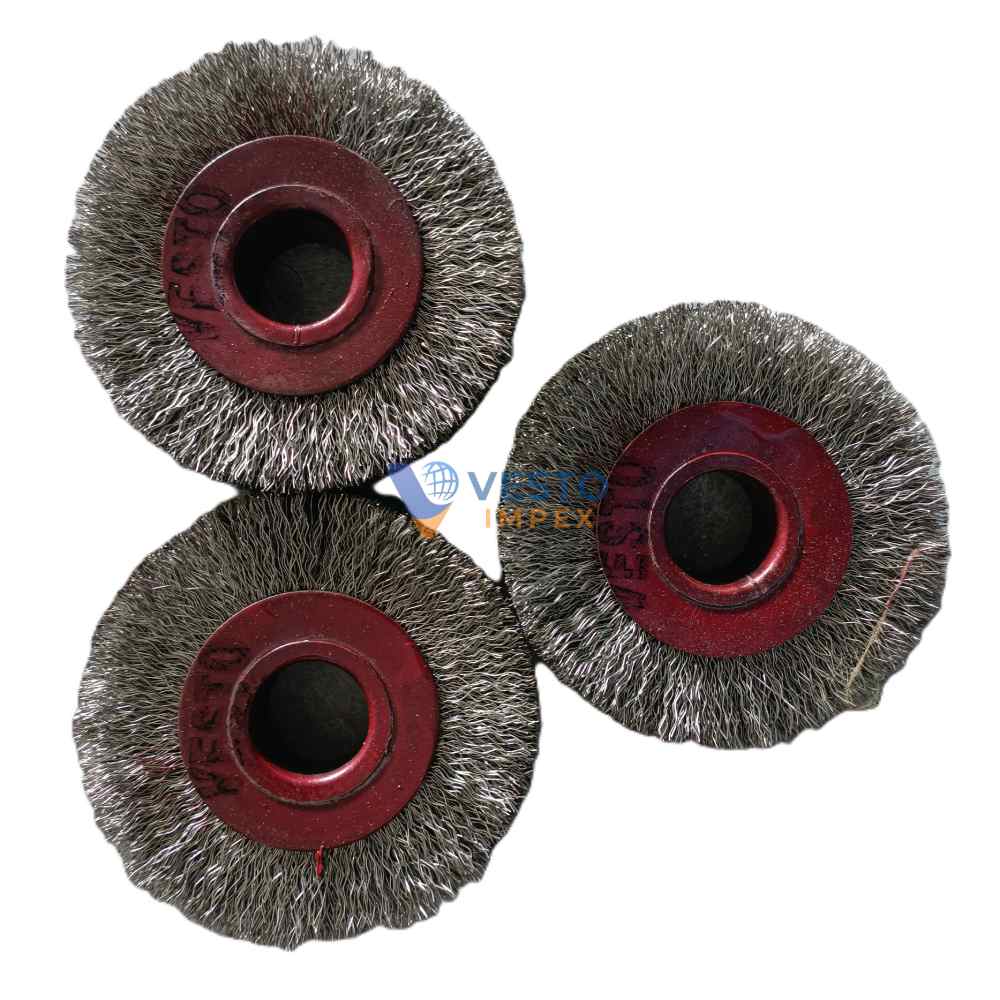 Thumbnail 2 of SS Circular Wire Brush 4 inch