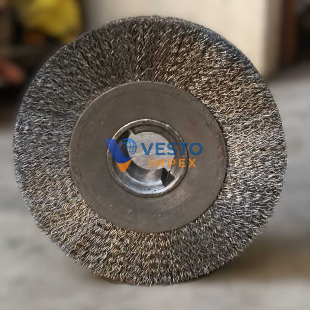 SS Circular Wire Brush with Double Keyway