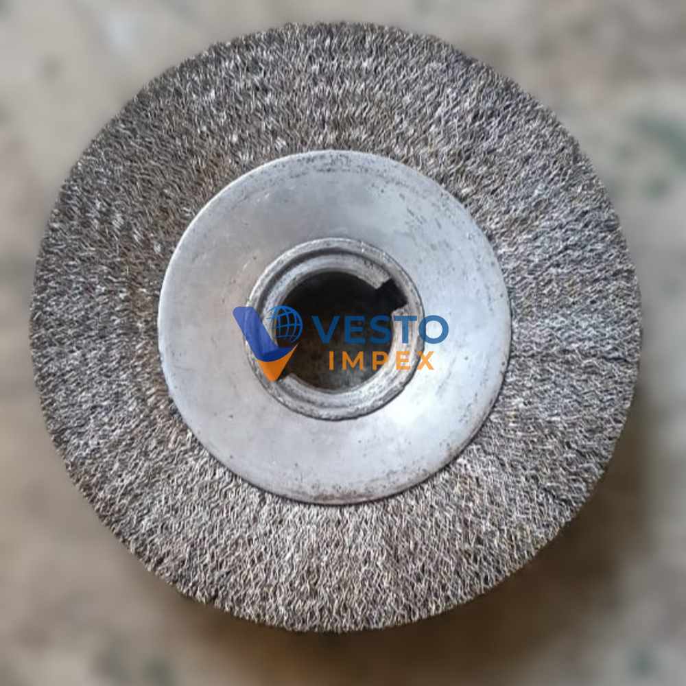 SS Circular Wire Brush with Double Keyway - Image 2