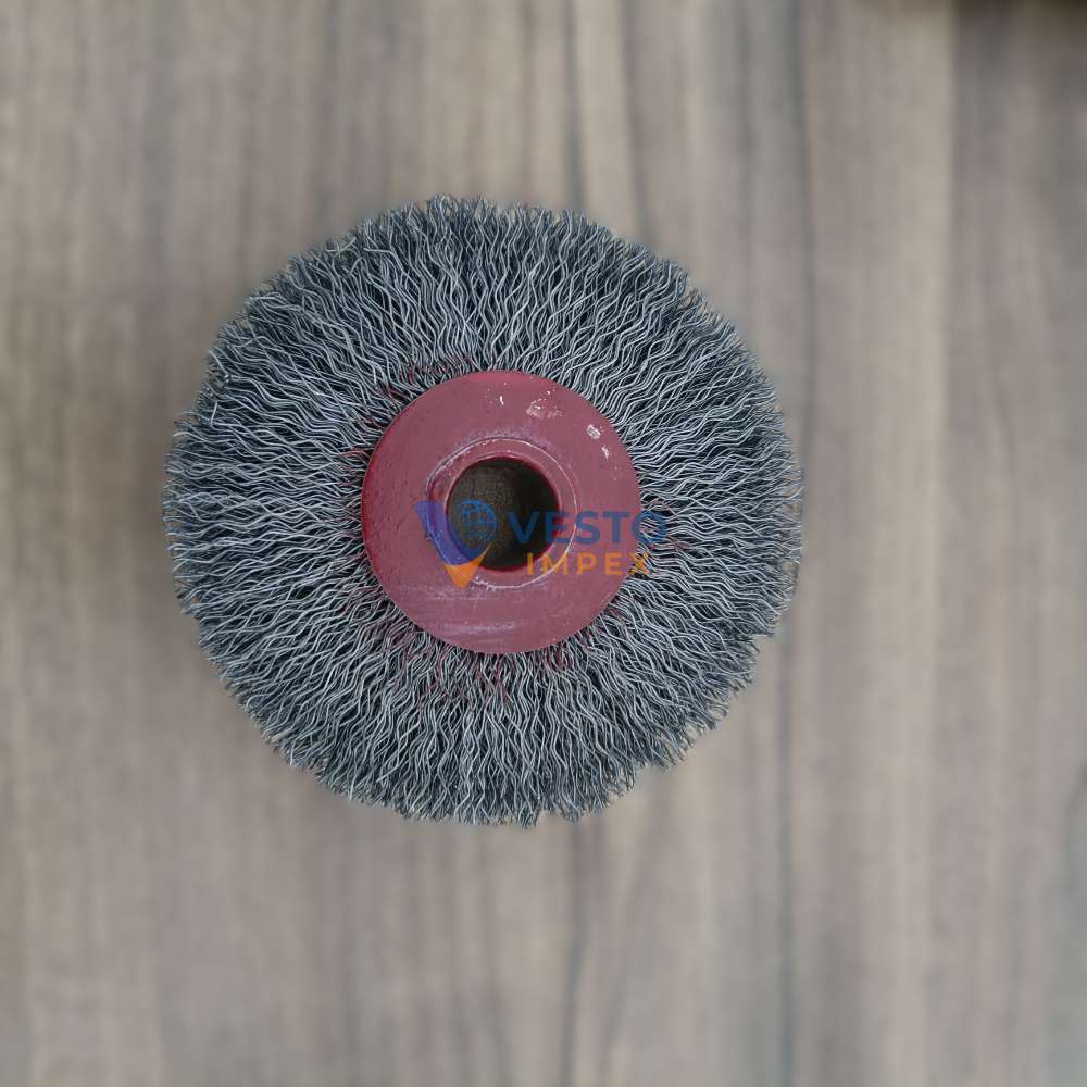 Thumbnail 2 of Stainless Steel Circular Wire Brush 4 x 1 x 1 inch